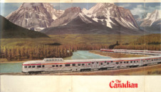 Bröschüre der kanadischen Eisenbahn