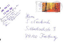 Briefkuvert von Ilse Schneider an Siegfried Neukirch