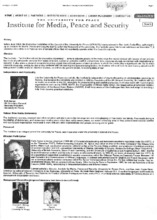 Ausdruck Onlineartikel über Kofi Annan und Keith Spicer