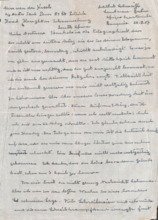 Eigenh. Brief mit Unterschrift