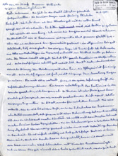 Eigenh. Brief mit Unterschrift