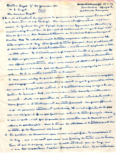 Brief von Albert Schweitzer an Gustave Payot