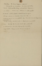 Brief von Albert Schweitzer an einen unbekannten Empfänger