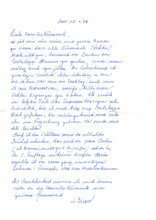 Brief von Samuel Geiser an Familie Rümmeli