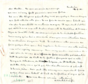 Brief von Albert Schweitzer an eine unbekannten Empfänger