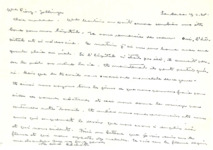 Brief von Albert Schweitzer an Frau Fierz-Zollinger