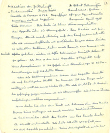 Brief von Albert Schweitzer an die Redaktion der Zeitschrift 