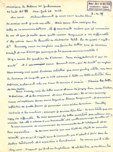 Persönlicher Brief von  Dr. Albert Schweitzer an Dr. Zukerman