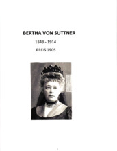 Brief von Bertha von Suttner an Wilhelm Dworaczek