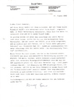 Brief von Rudolf Bahro an Erich Honecker
