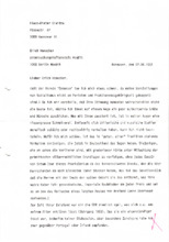 Brief von Klaus-Dieter Gleitze an Erich Honecker