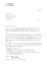 Brief von Hans Homann an Erich Honecker