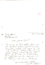 Brief von Familie Bergmann an Erich Honecker