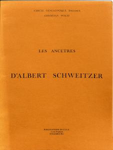 Les Ancetres D'Albert Schweitzer