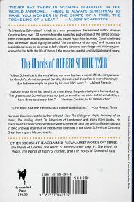The Words of Albert Schweitzer