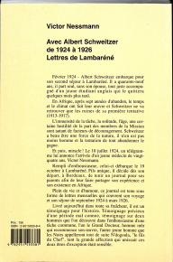 Avec Albert Schweitzer de 1924 à 1926