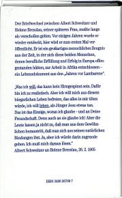 Albert Schweitzer - Helene Bresslau