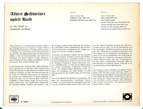 Albert Schweitzer spielt Bach