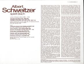 Albert Schweitzer spielt Bach