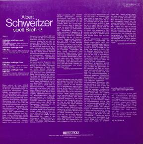 Albert Schweitzer spielt Bach ∙ 2