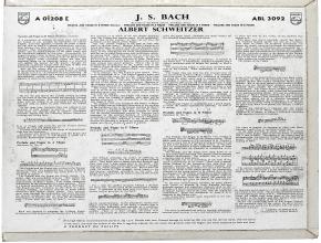 Schweitzer: Bach