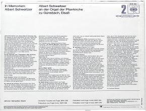 In Memoriam Albert Schweitzer