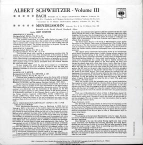 Albert Schweitzer - Bach Organ Music