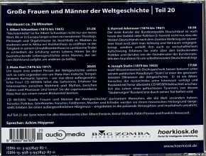 Große Frauen und Männer der Weltgeschichte, Teil 20
