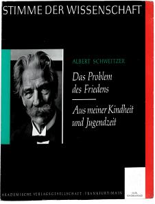 Stimme der Wissenschaft - Albert Schweitzer