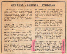 Express - Service Etudiant