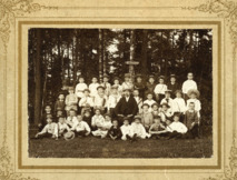 Klassenfoto von Schulausflug 1900