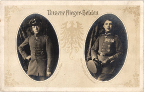 Gedenkkarte Boelcke & Immelmann