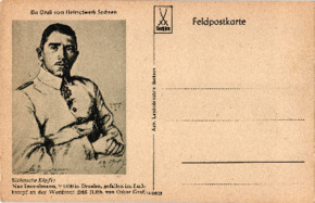 Immelmann-Lithographie von Oskar Graf
