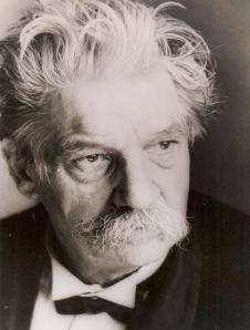 Portrait-Aufnahme von Albert Schweitzer