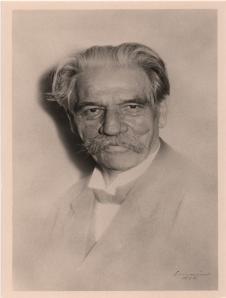 Portrait von Albert Schweitzer