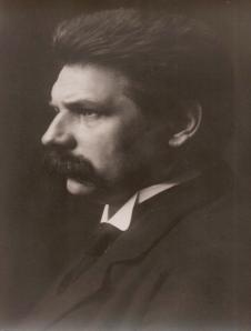 Profilaufnahme, Portrait von Albert Schweitzer