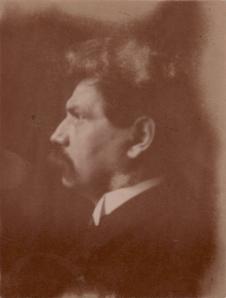 Profilaufnahme, Portrait von Albert Schweitzer