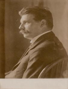 Profilaufnahme, Portrait von Albert Schweitzer