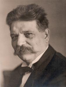 Portraitaufnahme von Albert Schweitzer