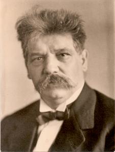 Portraitaufnahme von Albert Schweitzer