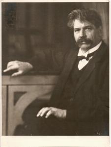 Portraitaufnahme von Albert Schweitzer