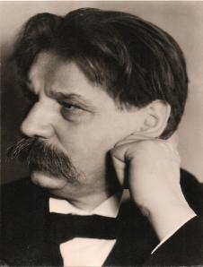 Portraitaufnahme von Albert Schweitzer