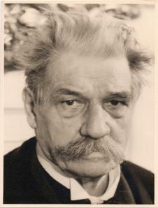 Portraitaufnahme Albert Schweitzers (in Königsfeld, März 1949)