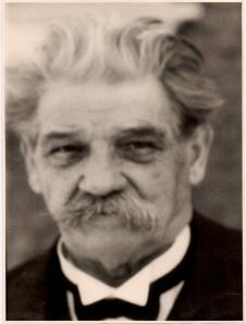 Portraitaufnahme Albert Schweitzers (in Königsfeld, März 1949)