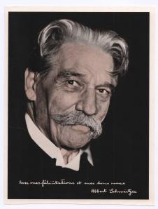 Porträtaufnahme von Albert Schweitzer (1959)