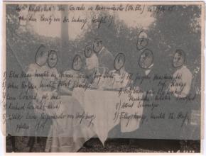 Privatfoto aus Albert Schweitzers jungem Erwachsenenleben,