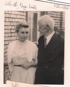 Hochzeit von Louis Mayer & Dora Hagemeyer in Nierstein. Abgebildet Ali Silver, Louis Mayer