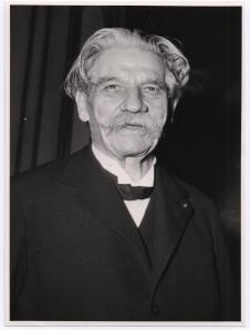 Porträt von Albert Schweitzer in Oslo. (1954)
