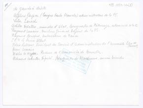 Alphons Gaspar, Victor Larock, Achille Delatre, Raymond Lemaire, Raymond Barsquet, Prinz Albert von Belgien, Felix Leblanc, Henri Lemaire, Walter De Kayser, Edmond Leburton in Brüssel - bei der Verleihung des Preises der Joseph-Lemaire-Stiftung (1959)