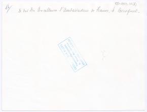 Raymond Barsquet mit Albert Schweitzer und Prinz Albert von Belgien in Brüssel - zur Verleihung des Preises der Joseph-Lemaire-Stiftung (1959)